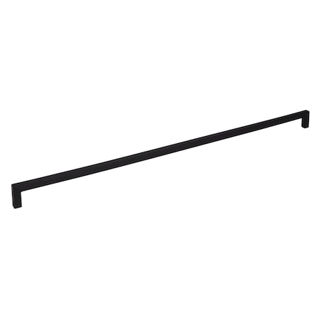 Elements 448 mm Center-to-Center Matte Black Square Stanton Cabinet Bar Pull 625-448MB